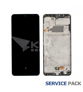 Pantalla Lcd Samsung Galaxy A32 4G Marco Negro A325F GH82-25579A GH82-25566A Service Pack