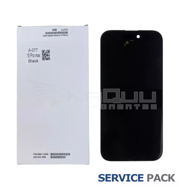 Pantalla Lcd iPhone 15 Pro Max A3106 Negro Service Pack con IC