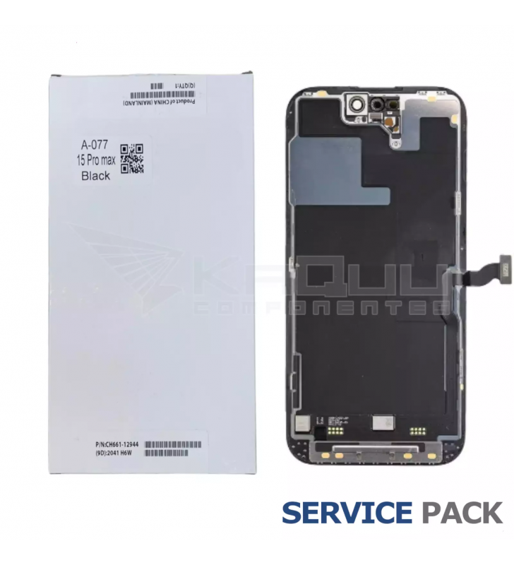 Pantalla Lcd iPhone 15 Pro Max A3106 Negro Service Pack con IC