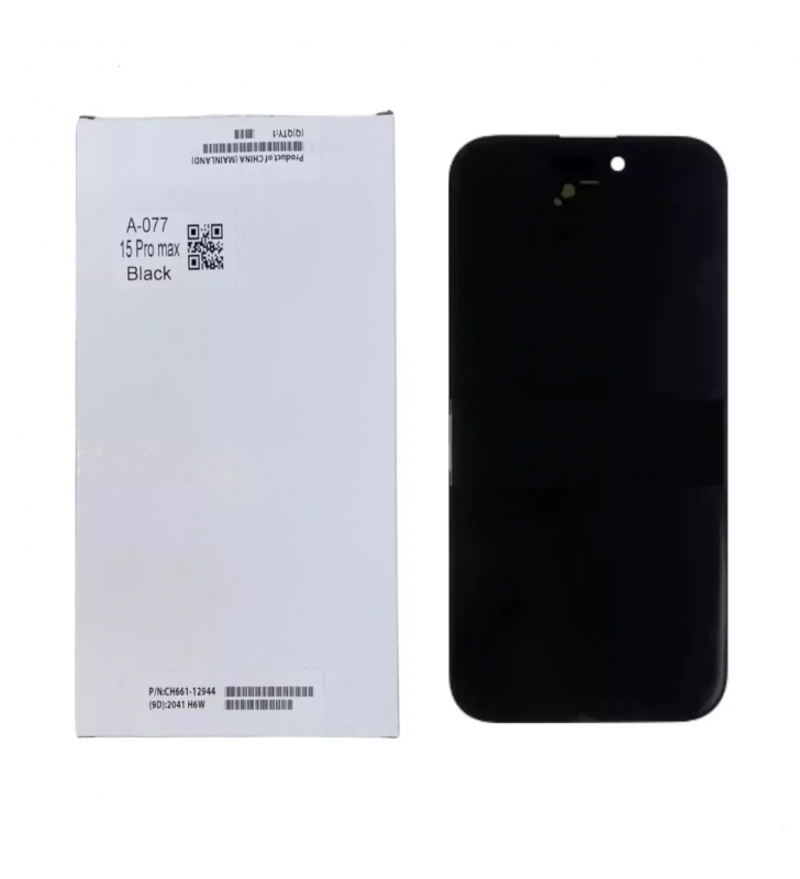 Pantalla Lcd iPhone 15 Pro Max A3106 Negro Service Pack con IC