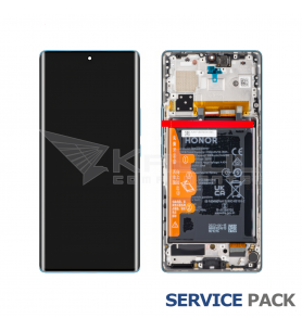 Pantalla Lcd Honor 70 FNE-AN00 Marco Azul con Batería 0235ACMJ Service Pack