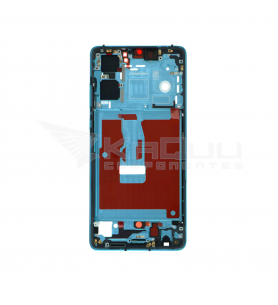 Chasis Marco Intermedio Lcd para Huawei P30 ELE-L09 Azul Usado