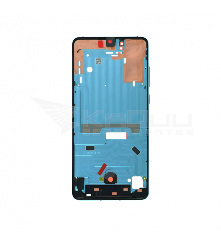 Chasis Marco Intermedio Lcd para Huawei P30 ELE-L09 Azul Usado