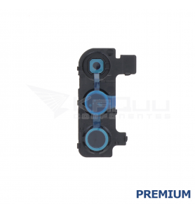 Embellecedor Cristal Cámara Lente para Samsung Galaxy A15 A155F, A15 5G A156B Negro Premium