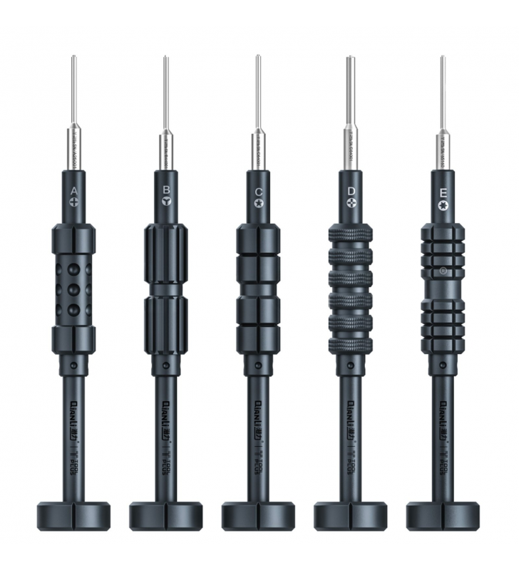 QIANLI iThor 3D Kit de 5 Destornilladores Negro