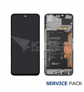 Pantalla Lcd Honor X7C ALT-LX2, Honor 200 Smart ALT-NX1 Marco Negro con Batería 0235ALQQ Service Pack