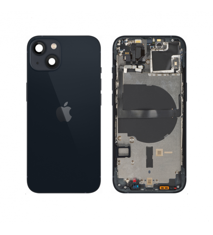 Chasis Carcasa Marco y Tapa iPhone 13 Mini A2482 A2631 Negro Service Pack Usado Pulled A