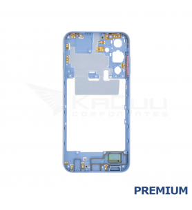 Chasis Marco Intermedio para Samsung Galaxy A25 5G A256B Azul Claro Premium