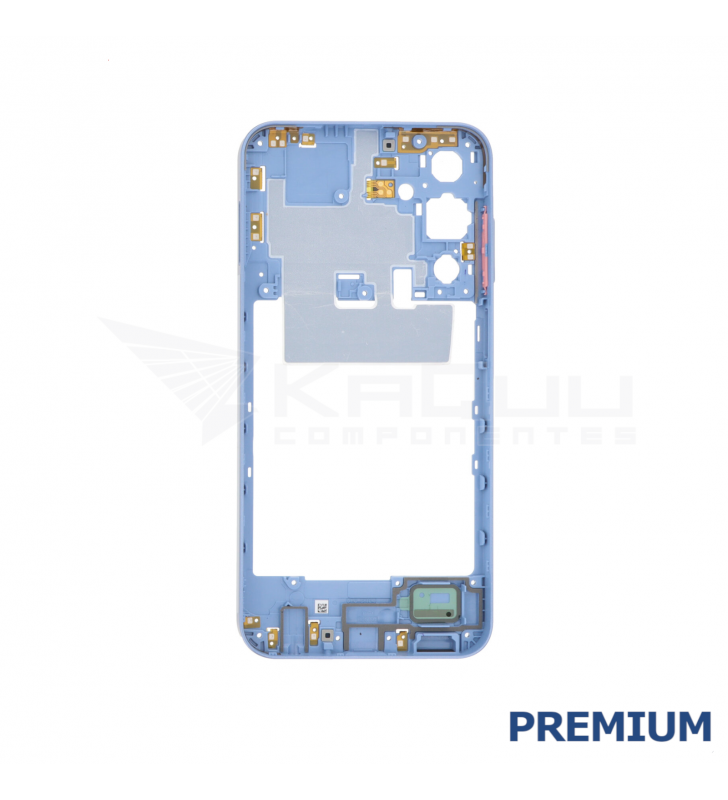 Chasis Marco Intermedio para Samsung Galaxy A25 5G A256B Azul Claro Premium