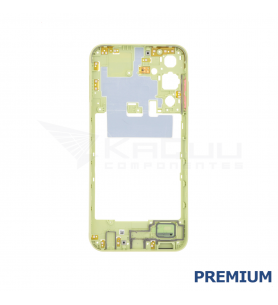 Chasis Marco Intermedio para Samsung Galaxy A25 5G A256B Amarillo Premium