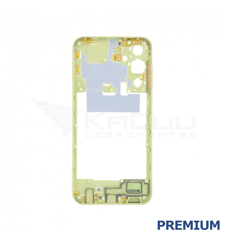 Chasis Marco Intermedio para Samsung Galaxy A25 5G A256B Amarillo Premium