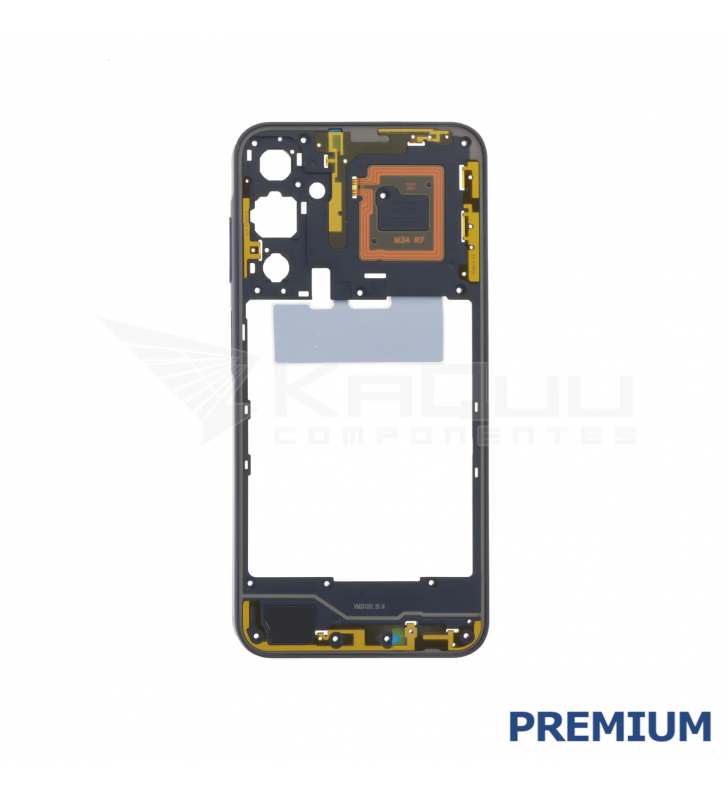 Chasis Marco Intermedio para Samsung Galaxy A25 5G A256B Azul Premium