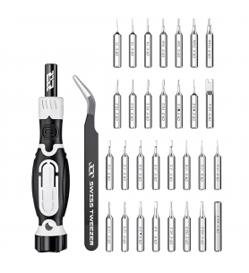 JAKEMY JM-8189B Kit Destornilladores de Precisión (32 en 1) Blanco