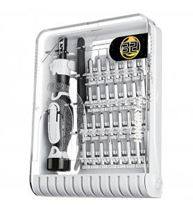 JAKEMY JM-8189B Kit Destornilladores de Precisión (32 en 1) Blanco