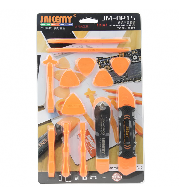 JAKEMY JM-OP15 Kit Herramientas de Apertura (13 en 1)