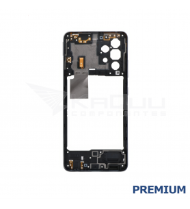 Chasis Marco Intermedio para Samsung Galaxy A32 4G A325F Negro Premium