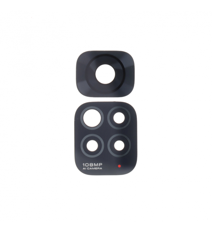 Set de Cristal Cámara Lente Negro para Xiaomi Redmi Note 11s 4G 2201117SG