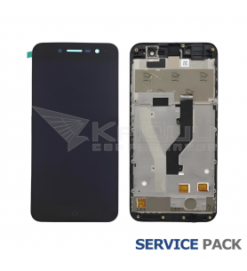 Pantalla para ZTE Blade A520 Marco Negro 126664701020 Service Pack