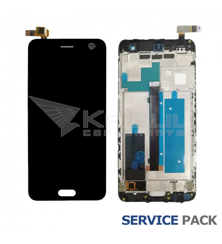 Pantalla Lcd ZTE Blade V8 BV0800 Marco Negro Service Pack
