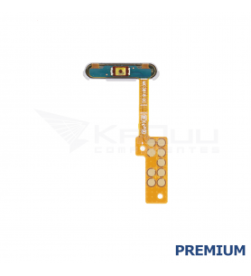 Flex Lector Huella Botón Power Encendido para Samsung Galaxy Tab S9 FE X510 X516B Plata Premium