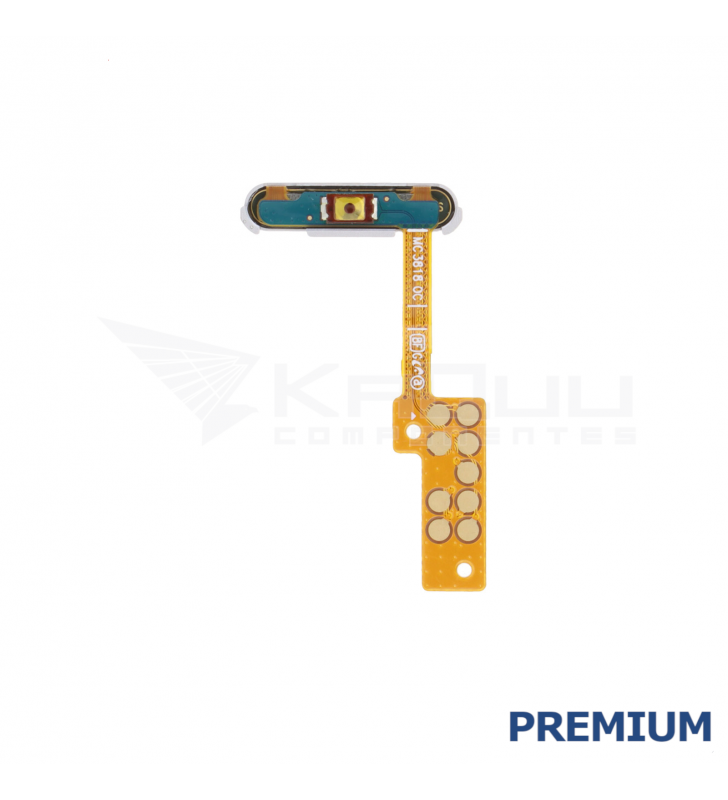 Flex Lector Huella Botón Power Encendido para Samsung Galaxy Tab S9 FE X510 X516B Plata Premium