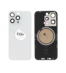 Tapa Trasera iPhone 15 Pro A2848 Blanco Pulled Grado A