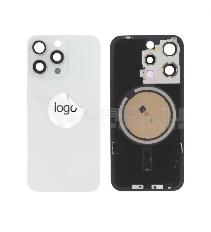 Tapa Trasera iPhone 15 Pro A2848 Blanco Pulled Grado A