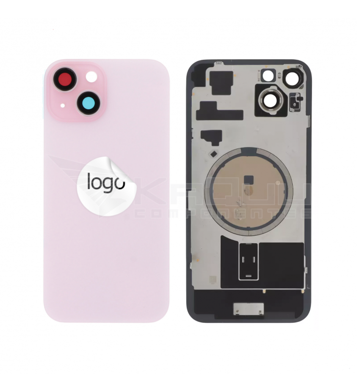 Tapa Trasera iPhone 15 A3090 Rosa Pulled Grado A