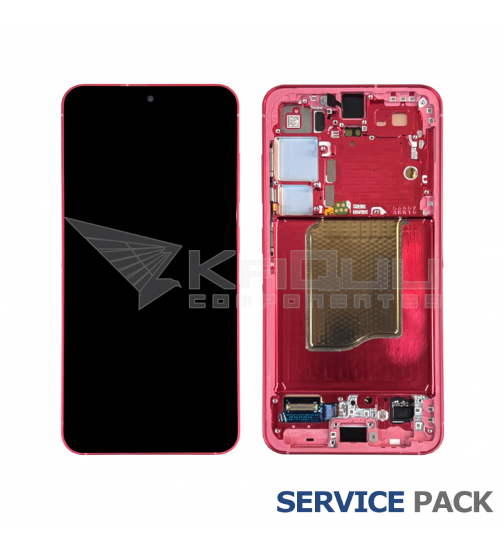 Pantalla Lcd Samsung Galaxy S25 S931B Marco Rojo GH82-36329G Service Pack