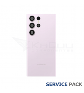 Tapa Trasera Samsung Galaxy S23 Ultra S918B Lavanda GH82-30400D Service Pack Usado