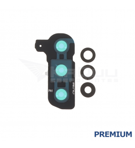 Embellecedor Cristal Cámara Lente para Samsung Galaxy S25 S931B Negro Premium