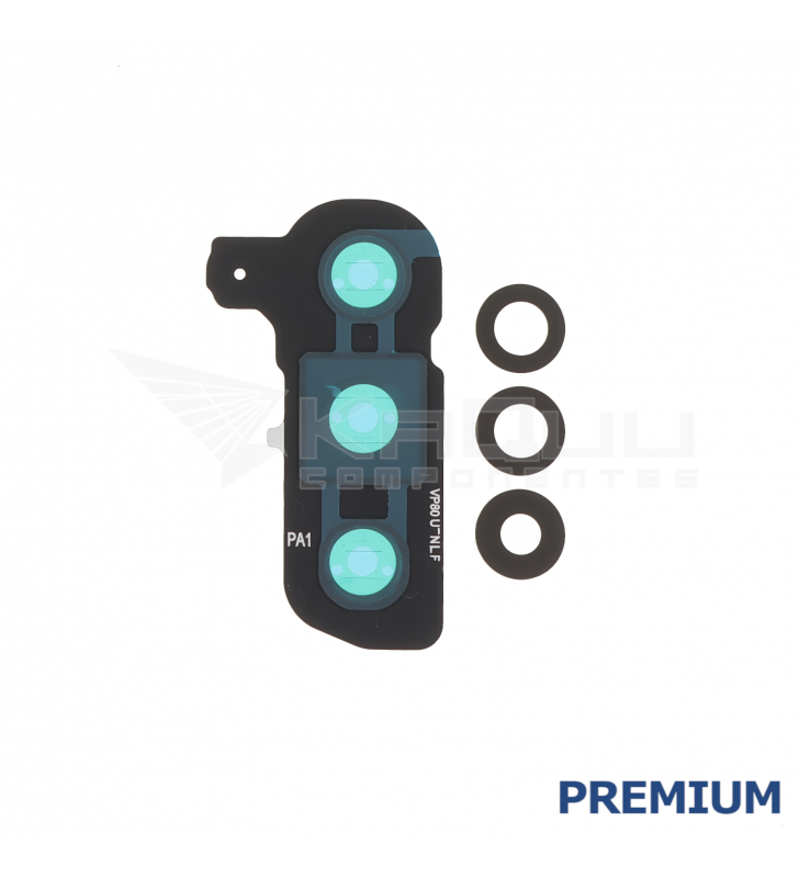 Embellecedor Cristal Cámara Lente para Samsung Galaxy S25 S931B Negro Premium