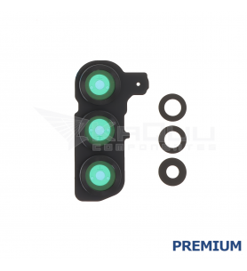 Embellecedor Cristal Cámara Lente para Samsung Galaxy S25 S931B Negro Premium