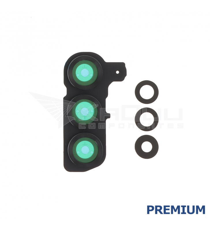 Embellecedor Cristal Cámara Lente para Samsung Galaxy S25 S931B Negro Premium