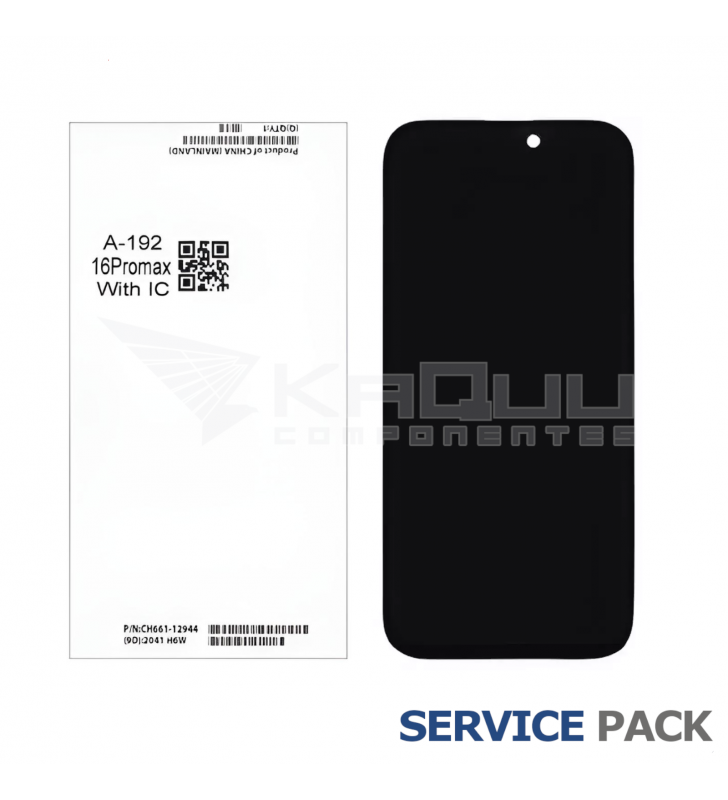 Pantalla Lcd iPhone 16 Pro Max A3296 Service Pack Con IC