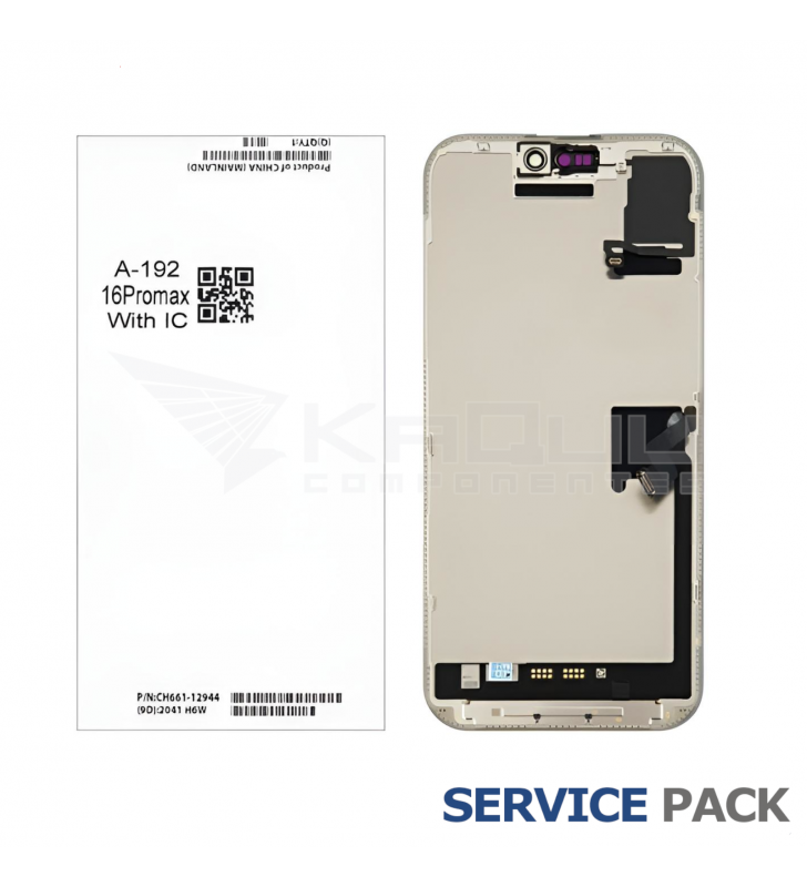 Pantalla Lcd iPhone 16 Pro Max A3296 Service Pack Con IC