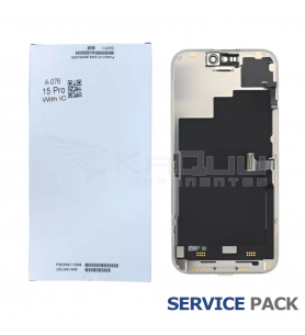 Pantalla Lcd iPhone 15 Pro A3102 Negro Service Pack con IC