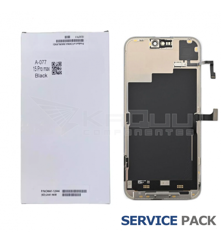 Pantalla Lcd iPhone 15 Pro Max A3106 Negro Service Pack con IC