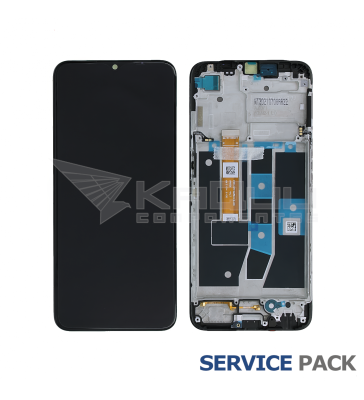 Pantalla Lcd Oppo A16 CPH2269, A16S CPH2271 Marco Negro 4908019 Service Pack