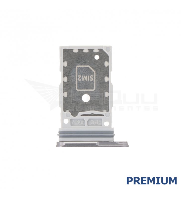 Bandeja Sim Dual para Samsung Galaxy S25 S931B, S25 Plus S936B Plata Premium
