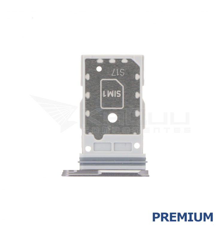 Bandeja Sim Dual para Samsung Galaxy S25 S931B, S25 Plus S936B Plata Premium