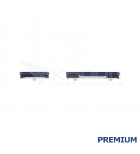 Set Botón Encendido Volumen para Samsung Galaxy S25 S931B, S25 Plus S936B Azul Premium