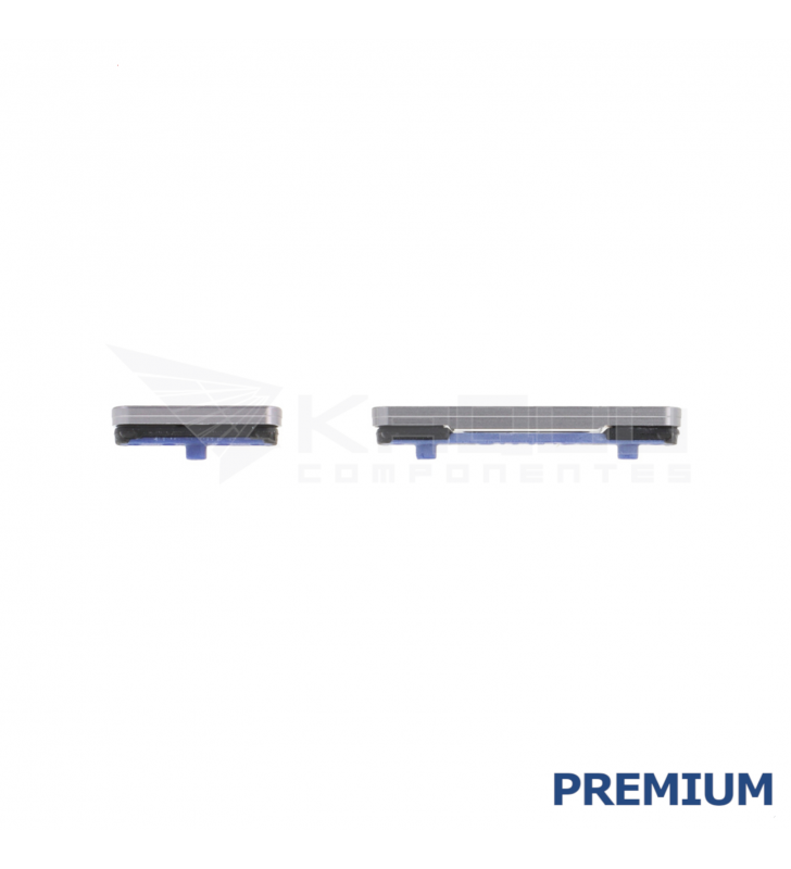 Set Botón Encendido Volumen para Samsung Galaxy S25 S931B, S25 Plus S936B Plata Premium