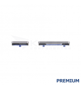 Set Botón Encendido Volumen para Samsung Galaxy S25 S931B, S25 Plus S936B Plata Premium