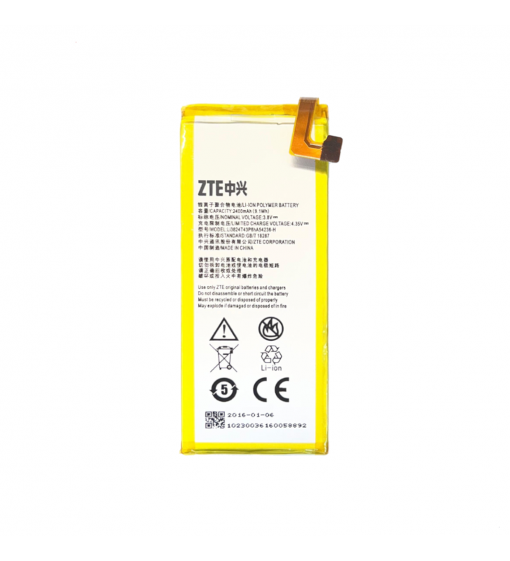 Batería Li3824T43P6hA54236-H 2400mAh para ZTE Blade S6 Premium