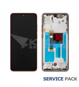 Pantalla Lcd Motorola Edge 50 Neo Marco Rojo 5D68C28684 5D68C28369 Service Pack