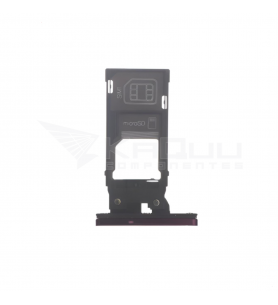 Bandeja Sim Micro SD para Sony Xperia XZ3 H9436 H8416 Burdeos