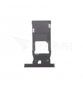 Bandeja Sim Micro SD para Sony Xperia XZ3 H9436 H8416 Burdeos