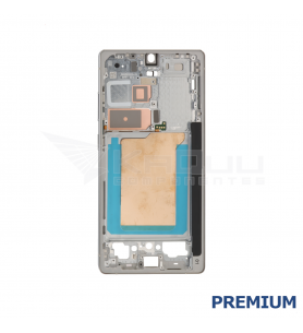 Chasis Marco Intermedio Lcd para Samsung Galaxy S25 Ultra S938U Versión USA Plata Premium