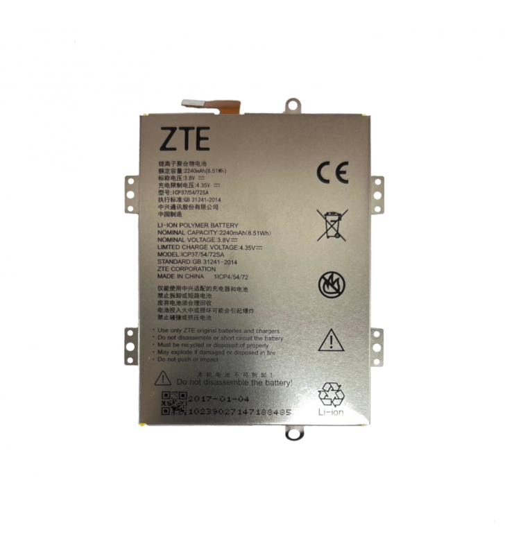 Batería ICP375472SA 2240mAh ZTE Blade A310 P809A50 Service Pack